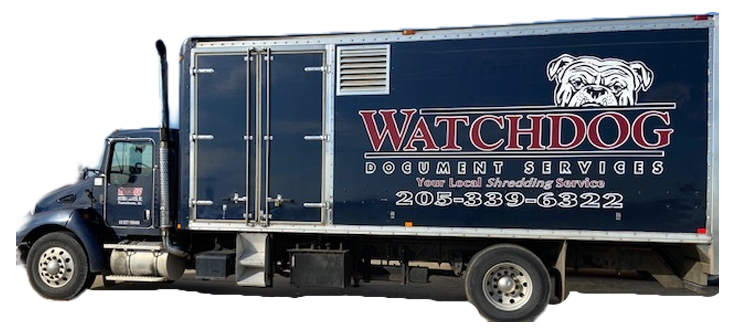 Watchdog Document Services shred truck